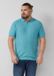 s.Oliver Big Size s.Oliver Strickpullover turquoise katoen lange mouw polokraag regular fit 4XL