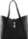 Furla Goccia Tote Bag Nero Zwart Leer