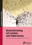 Deutschtraining Persen Verlag I.D. Aap Deutschtraining mit Lücken- und Fehlertexten Paperback