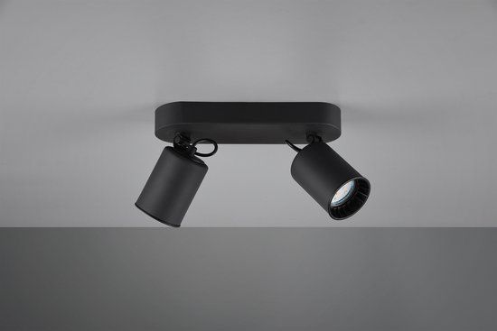 TRIO Pago - Spot - Zwart - GU10 - 1 lichtpunt - Metaal