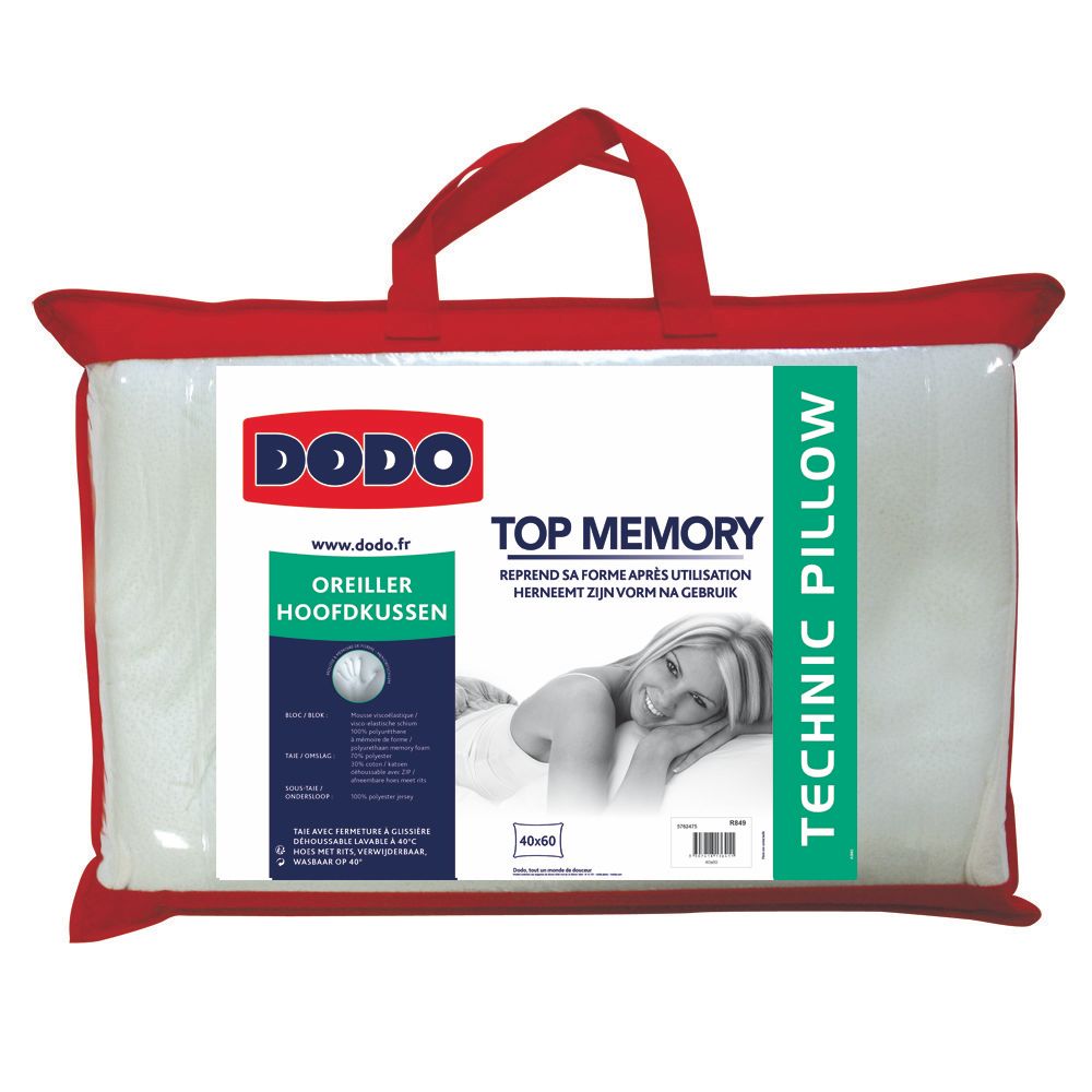 DODO Top Memory Pillow 40x60 - White