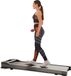DeskWalk tapis roulant électrique pour la maison ou le bureau, avec écran LCD et moteur. Tapis roulant de bureau réglable pour le fitness - anthracite