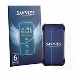 Savvies - Screenprotector voor Unihertz 8849 Tank 5 - Folie Beschermfolie transparant 6 Stuks