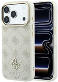 Guess - Peony 4G Small Logo MagSafe Case for iPhone 18 Pro Max / 17 Pro Max - Beige