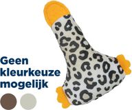 TRIXIE Pluche eend kattenspeelgoed 12cm met catnip