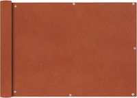 vidaXL Paravent Oxford Textile 75x400 cm Terre cuite