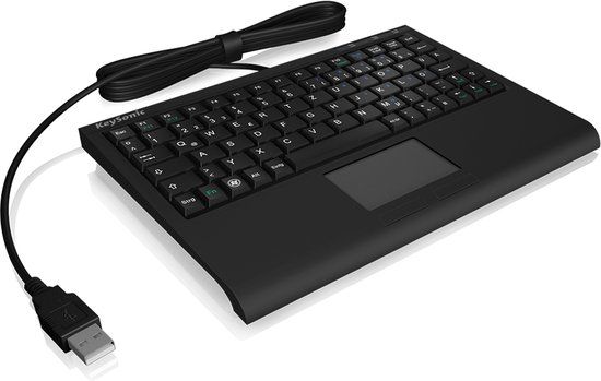 KeySonic ACK-3410 - QWERTZ - USB - Zwart