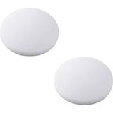 Sygonix SY-7066406 Tampon de porte blanc 49 mm 10 mm