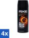 Axe Deodorant Bodyspray Dark Temptation 150 ml - 4 stuks