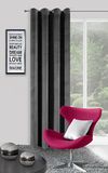 Eurofirany Modern gordijn, polyester, grijs, 140 x 250 x 1 cm
