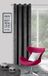 Eurofirany Modern gordijn, polyester, grijs, 140 x 250 x 1 cm