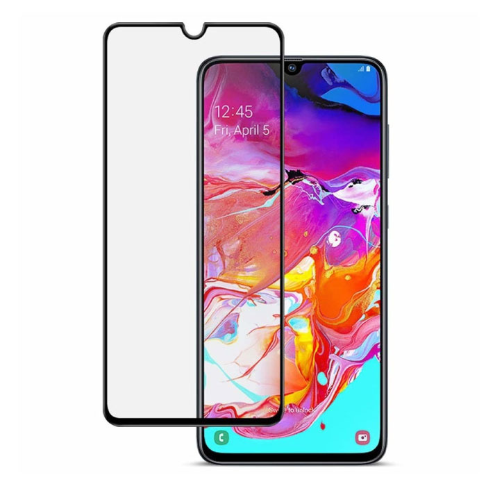 Stuff Certified 2-Pack Samsung Galaxy A70 Full Cover Screen Protector 9D Tempered Glass Film