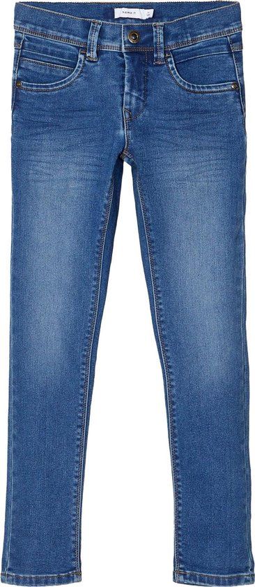 NAME IT KIDS Silas Xslim Jeans - Medium Blue Denim - Boys' Size 104
