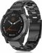 Strap-it Titanium bandje geschikt voor Garmin Fenix 5 - Plus & Sapphire - Fenix 6 - Pro & Sapphire - Garmin Fenix 7 - Solar & Sapphire Garmin Epix Gen 2 - Quickfit 22 / 22mm band voor Garmin smartwatches - Horlogebandje - Polsband - zwart