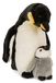Uni-Toys - Keizerpinguïn met baby - 26 cm
