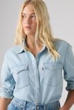 Levi's Evans Chemise Western Décontractée - Femme - Medium Washed / Easy Trail Light