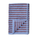 Scandi Living Serviette de bain Drift 70x140 cm Bleu-rouge