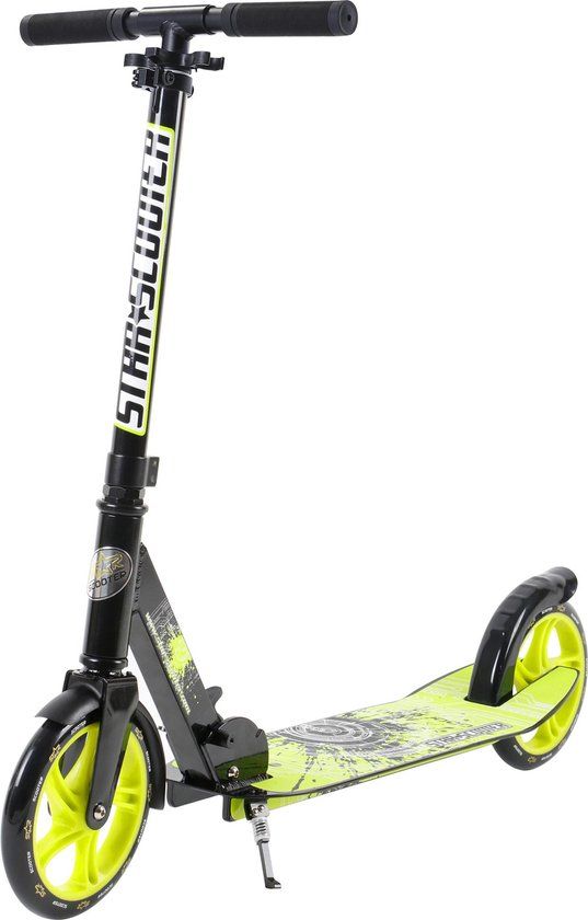 STAR SCOOTER Alu City vouwbaar 205mm XXL - Zwart/Groen