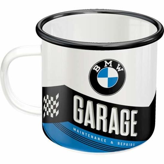 Nostalgic Art Emaille koffietas BMW Garage