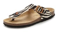 FRENCH CONNECTION Teenslipper zwart / wit