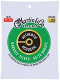 Martin MA140S Silked Snaren voor Akoestische Gitaar (12-54) Bronze, Light