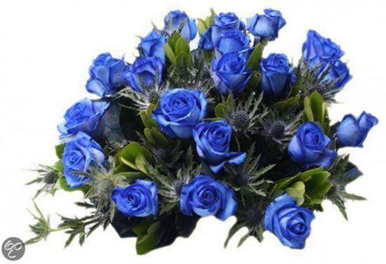 Regioboeket.nl Boeket 10 blauwe rozen Blauwe rozen boeket