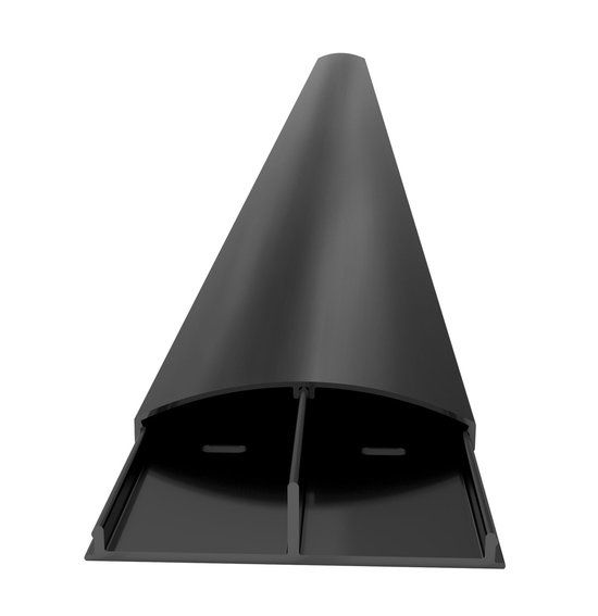 Multibrackets Aluminium kabelgoot 75x1600mm Super Slim - Zwart