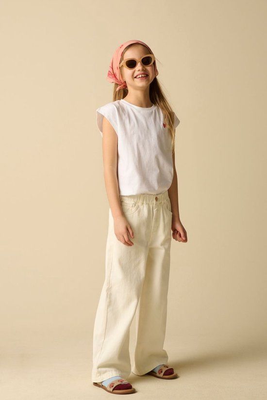 Sissy-Boy Wit T-shirt met embroidery