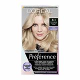 L'Oréal Préférence Cool Blondes Permanente Haarkleuring 8.1 Licht Asblond - 2 x 1 stuk