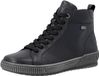 Remonte Baskets en cuir Montante Noir