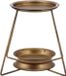 DK Design Brûleur d'encens rond - métal - or
