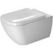 Duravit Happy D.2 Toilet suspendu allongé Rimless WonderGliss Blanc