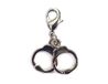 INNSPIRO NICE CHARMS metalen hanger handboeien met karabijnhaak 11 x 15 mm 25 u, 14x13mm., Metaal, Geen edelsteen