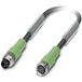 Phoenix Contact 1682155 Sensor/actuator connector, geassembleerd M8 Aantal polen: 4 Stekker, recht, Bus, recht 0.60 m 1