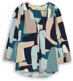 Tom Tailor Blouse van viscose met abstracte streep