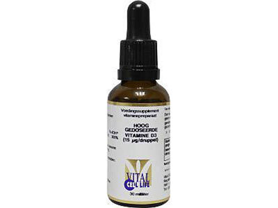 Vital Cell Life Vitamine D 3 15 mcg druppels 30 ML