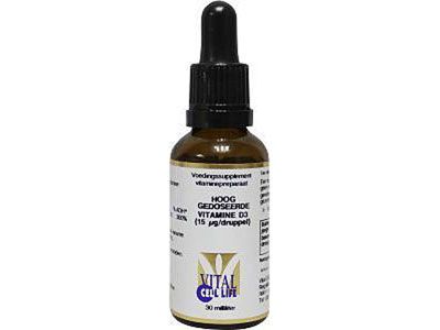 Vital Cell Life Vitamine D3 15 mcg druppels 30 ML