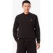 Lacoste Classic Fit Sweatshirt ronde halsdonkerbruin, Effen