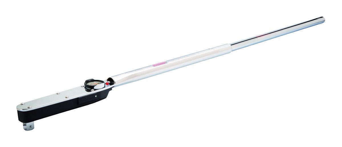 Bahco Mechanische momentsleutel 275-1400 Nm met sleepwijzer/LED, vaste vierkantaansluiting en 2-delig handvat 7454-1400E