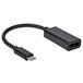 Allteq ALTQ-USBC-DP-4K-B-ADAP video kabel adapter 0,2 m USB Type-C DisplayPort Zwart