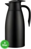 Travelhawk Thermoskan - 2 Liter - Zwart