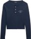 Superdry Athletic Essentials Overhemd met Lange Mouwen Dames Lauren Navy