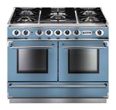 Falcon 1092 Continental Range Cooker - China Blue - Gas Hob - Electric Ovens