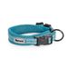 Record - Hondenhalsband Ande – van duurzaam nylon – reflecterende details – sluitclip van kunststof – kleur blauw – maat XXS – 1,5 cm – omtrek 28 – 30 cm
