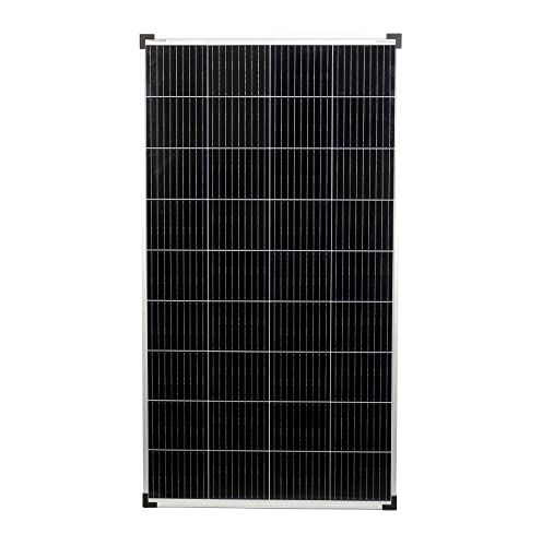 EnjoySolar Monokristallijn zonnepaneel, voor camper, tuinhuisjes, boot - 4260558570134