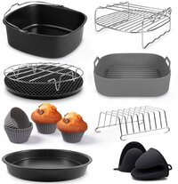 Fentic Airfryer Accessoires - Geschikt voor Airfryer XL en XXL - ⌀ 20cm