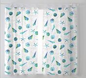 Martina Home Conches Set van Gordijnen Voile voor Keuken, Stof/Weefsel, Blauw, 29 x 2 x 38 cm, Pack van 2