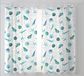 Martina Home Conches Set van Gordijnen Voile voor Keuken, Stof/Weefsel, Blauw, 29 x 2 x 38 cm, Pack van 2