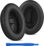 OEM Allecto Plus - Vervangende oorkussens in Eiwit Leer/Zwart voor Samsung In-ear koptelefoon