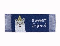 Polyester Cat Label 39 x 15 mm, 5 stuks